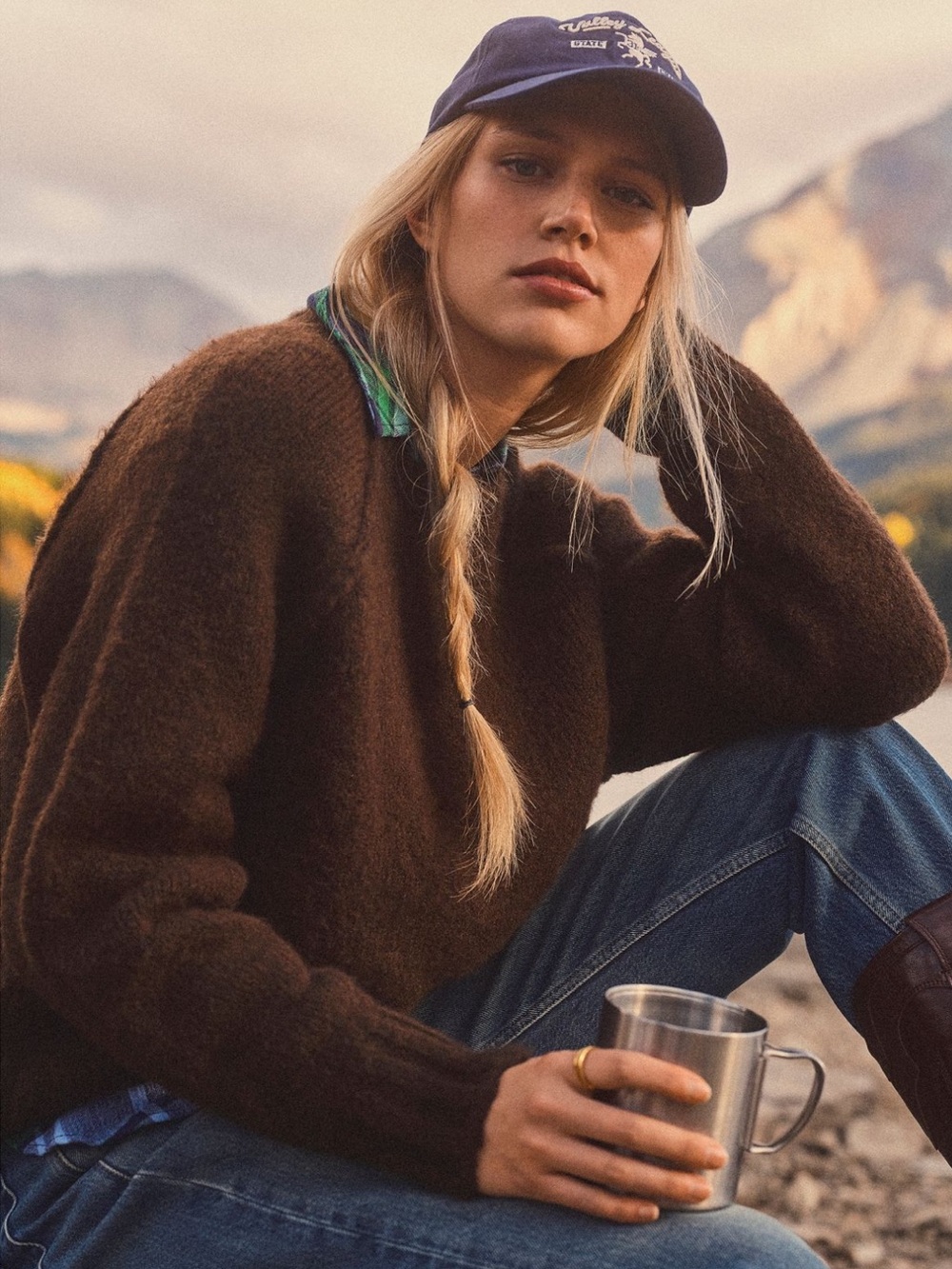 Cline Chunky Crew Neck Sweater
